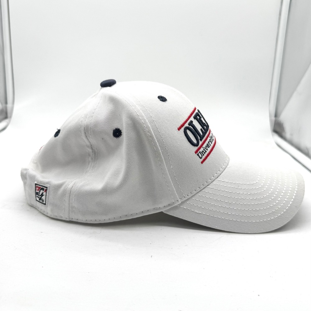 Vintage Y2K Ole Miss University Rebels The Game Split Bar Snapback Hat Cap NCAA - Picture 4 of 9
